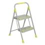ESCALERITA DE ACERO 72 x 41CM GRIS/VERDE