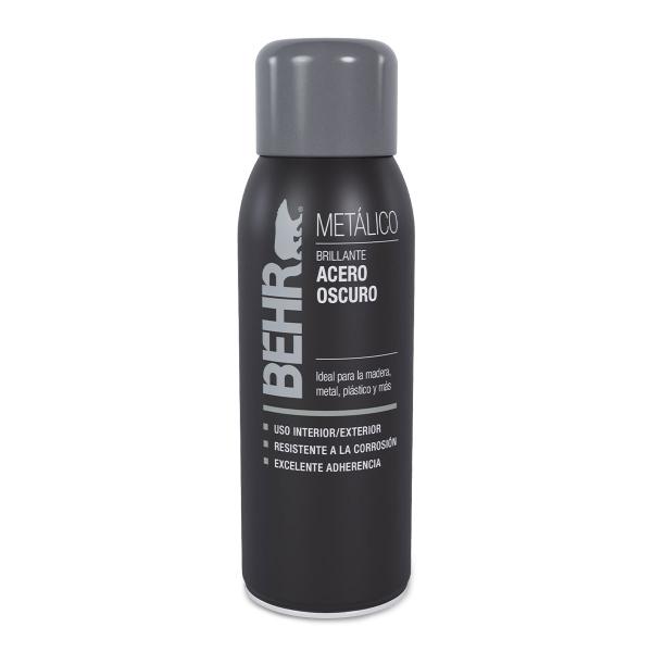 PINTURA EN AEROSOL ACERO OSCURO BRILLANTE PARA MULTISUPERFICIES SECADO RÁPIDO