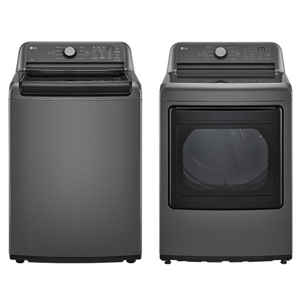 COMBO LG LAVADORA 25 KG Y SECADORA GAS 25 KG MIDDLE BLACK