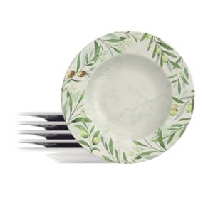 JUEGO DE PLATOS RASO TRAMONTINA OLIVA 28 CM