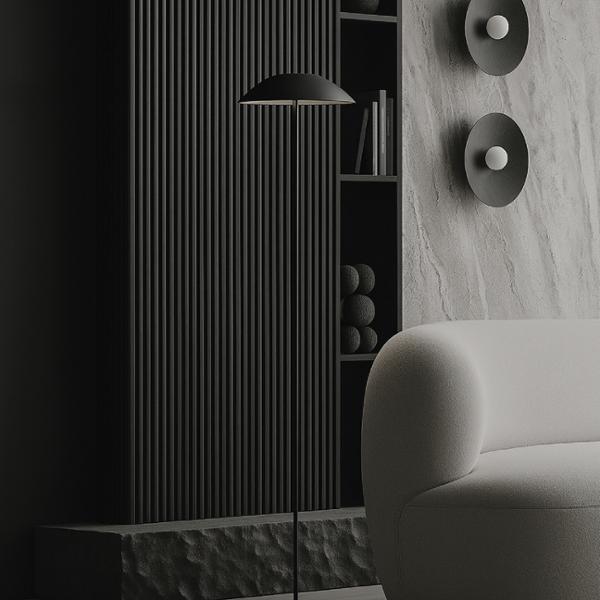 LAMBRÍN PANEL DECORATIVO PVC 16.8 X 290 CM MURO INTERIOR NEGRO RANURADO