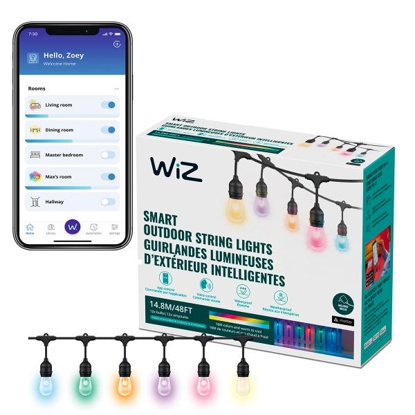 TIRA DE LUZ LED INTELIGENTE WIFI PARA EXTERIOR E INTERIOR 24W COLOR + BLANCO