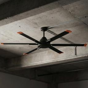 VENTILADOR DE TECHO ALTA VELOCIDAD 72" PARA INTERIOR/EXTERIOR NEGRO