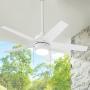 VENTILADOR DE TECHO MENA 44" LED INTEGRADO PARA INTERIOR/EXTERIOR BLANCO