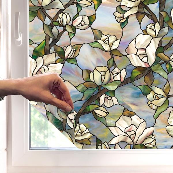 PELÍCULA DECORATIVA MAGNOLIA MULTICOLOR 61 X 91 CM
