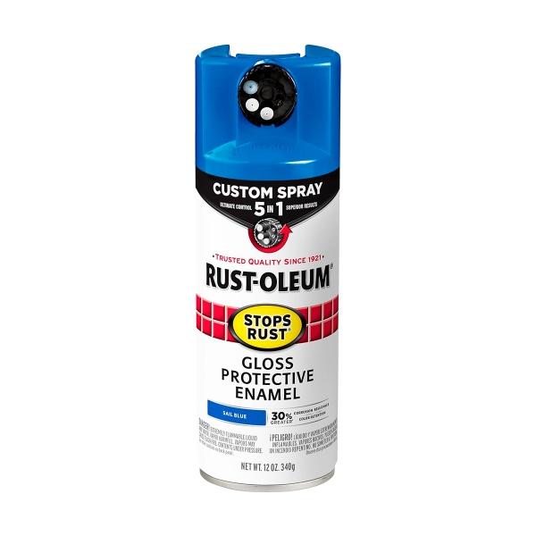 PINTURA EN AEROSOL AZUL BRILLANTE 5 EN 1 PARA SUPERFICIES METALICAS SECADO RAPIDO