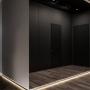 LAMBRÍN PANEL DECORATIVO BAMBOO COMPUESTO PLASTICO 122 X 60 CM MURO NEGRO ESPEJO ADHESIVO