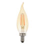 FOCO LED E12 VELA LUZ CÁLIDA ATENUABLE 2.5 W / 40 W 3 PIEZAS