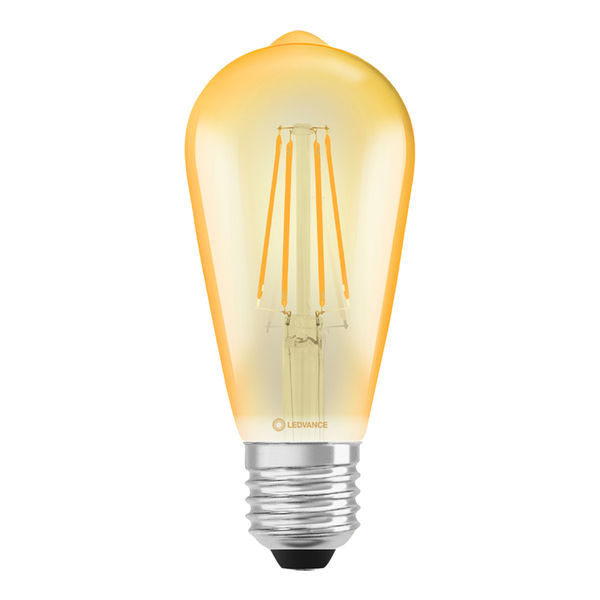 LED VINTAGE 8 WATTS LUZ CÁLIDA CON SENSOR DE LUZ 2 PIEZAS
