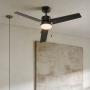 VENTILADOR DE TECHO NAPIER 52" LED INTEGRADO PARA INTERIOR/EXTERIOR NEGRO