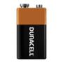 PILA ALCALINA 9V DURACELL 1 PIEZA
