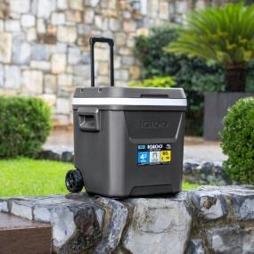 HIELERA 60 QT GRIS CON RUEDAS