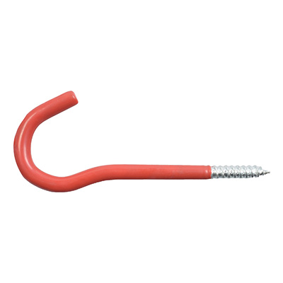 GANCHO CON TORNILLO DE 12.5 X 4.9 CM ROJO