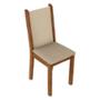KIT 4 SILLAS RUSTIC/CREMA SINT. BEIGE