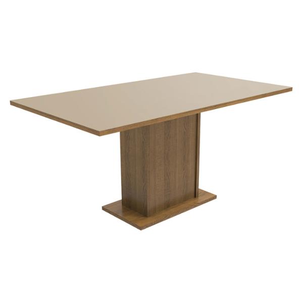 MESA COMEDOR MADERA RUSTIC/CREMA