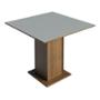 MESA COMEDOR CUADR. MADERA RUSTIC/GRIS