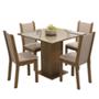 CONJ. TIFANI 4 SILLAS RUSTIC/CREMA