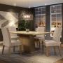 MESA 4 SILLAS RUSTIC/CREMA/IMPERIAL