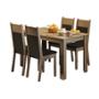 SET DE COMEDOR DE 4 SILLAS MADERA N/M HAVANA MADESA