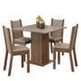 MESA ALANA 4 SILLAS CREMA MADESA