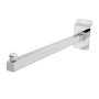 COLGADOR RECTO DE 30 CM PLATA 4 PIEZAS