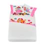 SET DE SÁBANAS MATRIMONIALES PAW PATROL FLORES