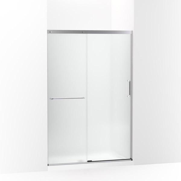 CANCEL PARA BAÑO CORREDIZO PERFIL PLATA VIDRIO TEMPLADO TRANSPARENTE 150 X 188 CM ALUMINIO