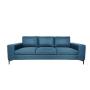 SOFÁ FIJO NIAGARA POLIÉSTER 220 X 95 X 73 CM AZUL SIN COJINES