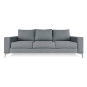 SOFÁ NIAGARA 3 PLAZAS POLIÉSTER 220 X 95 X 73 CM GRIS CLARO