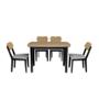 COMEDOR ROMA 4 SILLAS NG/NAT