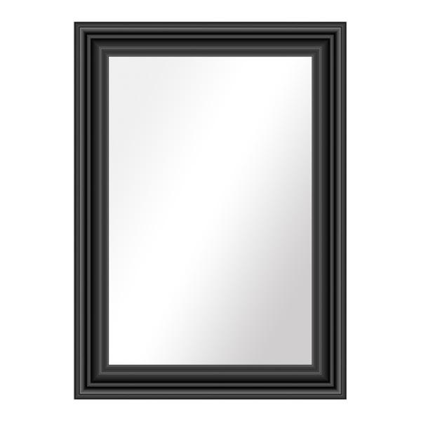 ESPEJO DECORATIVO CLÁSICO Y VANGUARDISTA NEGRO/CAFÉ 76.8 CM X 106.6 CM