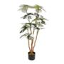 PLANTA ARTIFICIAL MONSTIE - VERDE Y NEGRO