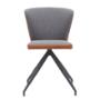 SILLA VIGO GRIS Y CAFE