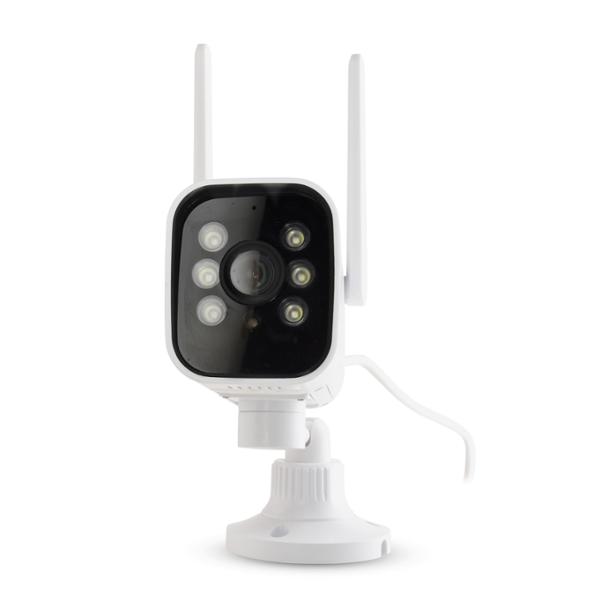 CÁMARA DE BALA PANT TILT WIFI EXTERIOR 4 MP BLANCO