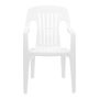 SILLA DE JARDÍN PRINCESA PLÁSTICO BLANCO