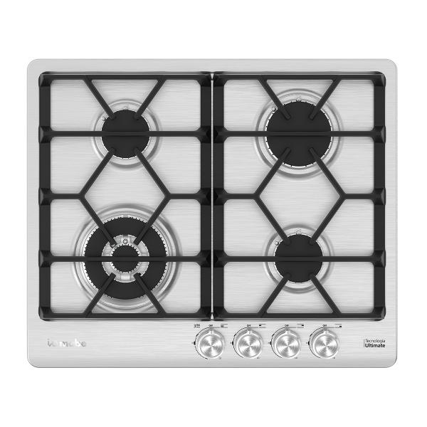 PARRILLA GAS 60 CM ENCENDIDO ELECTRONICO PLATA