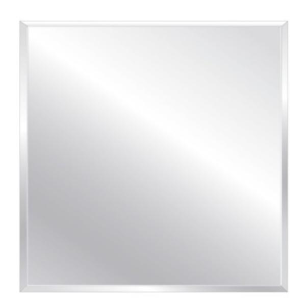 ESPEJO PARA BAÑO DE PARED CUADRADO SIN MARCO 76 X 76 CM CANTO PULIDO