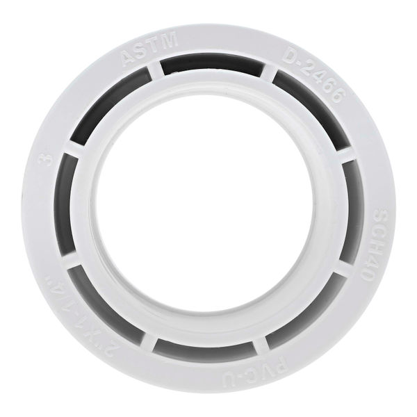 REDUCCIÓN BUSHING 2 X 1 1/4 PVC CED 40 BLANCO