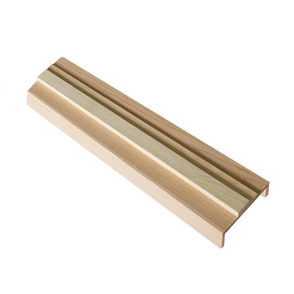 MARCO PARA PUERTA MADERA 244 X 120 CM CON ACABADO MATE SIN BISAGRA