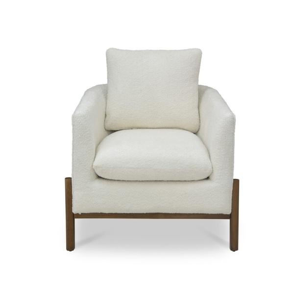 SILLÓN FIJO 1 PERSONA CUARENTA Y TRES TELA BEIGE