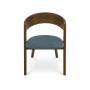 SILLA FIJA 1 PERSONA EBI TEXTIL TURQUESA