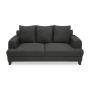 SOFÁ CAMA OXFORD TELA 212 CM GRIS CON COJINES