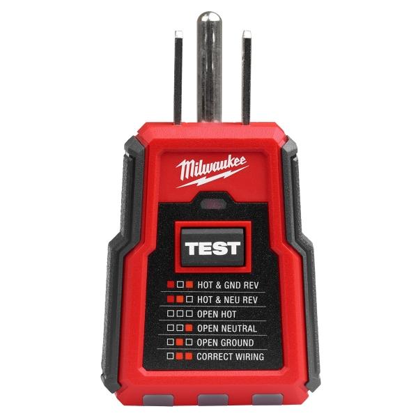 PROBADOR DE CORRIENTE GFCI MILWAUKEE