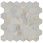 MALLA CALACATTA GOLD TIPO MOSAICO 30 X 30 CM VINIL 1 PIEZA