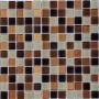 MALLA BEIGE MOCA TIPO MOSAICO 30 X 30 CM VIDRIO 1 PIEZA