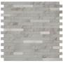 MALLA STATUARIO PLATA TIPO MOSAICO 30 X 30 CM VINIL 1 PIEZA