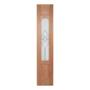PUERTA EXTERIOR FIJO ENTRADA PRINCIPAL 40.6 X 213 CM CAFE MADERA