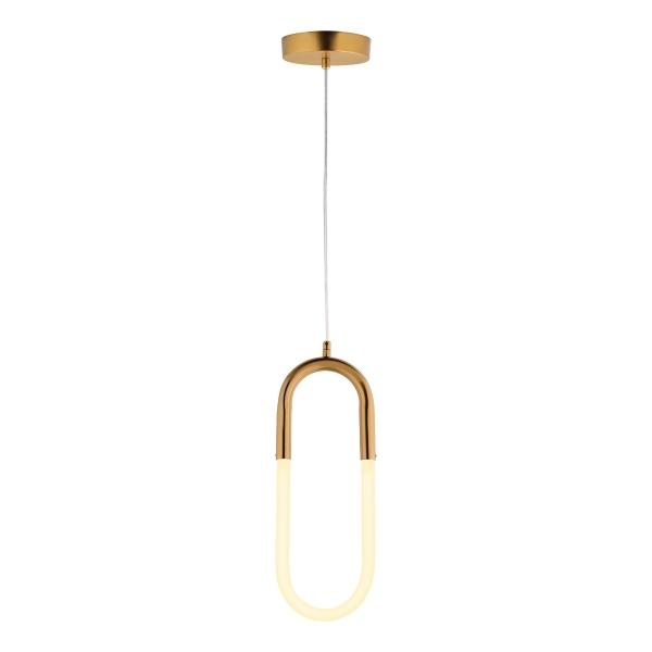 LÁMPARA COLGANTE DORADA 1.50 M X 13.8 CM