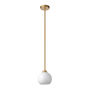 LÁMPARA COLGANTE CLÁSICO ERPN152 VIDRIO BLANCO MATE 1 LUZ INCANDESCENTE 2 PIEZAS