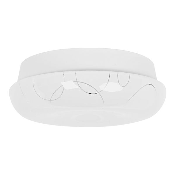 PLAFÓN ILUMINADO LED SOBREPONER CIRCULAR 12 W BLANCO LUZ 3CCT INTERIOR